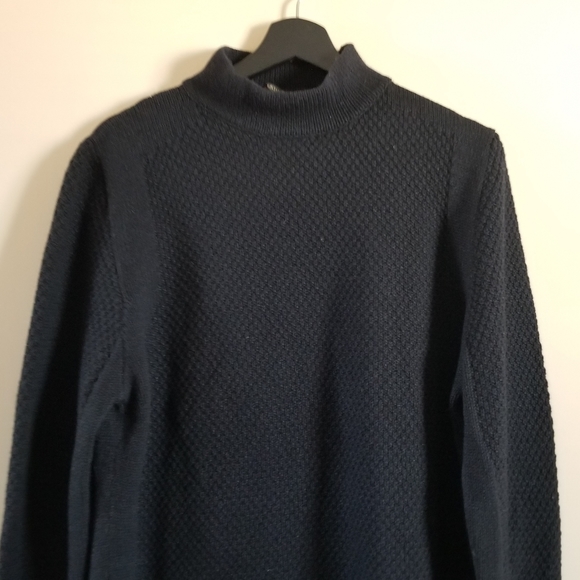 Valentino Wool Turtleneck Sweater Size Large Blue - Picture 4 of 14